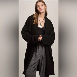 Anthropologie Black Cardigan Sweater
